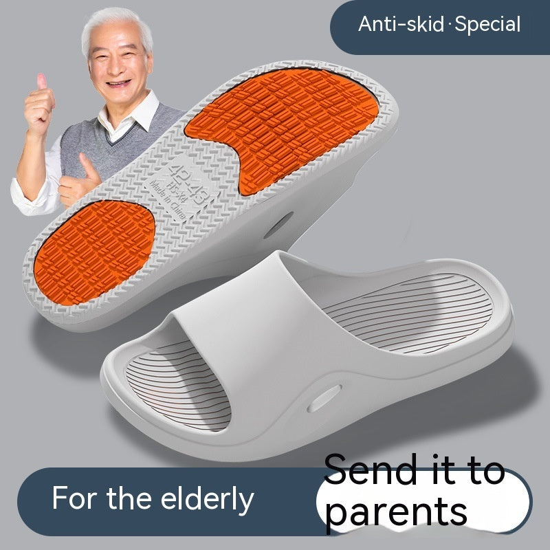Non-Slip Indoor Slippers – Quick-Dry Bathroom Home Slippers for Couples, Thick PVC Sole