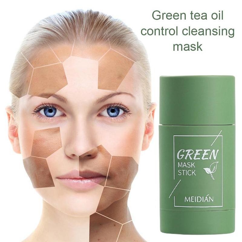 "Green Tea Mud Film Stick Deep Pore Cleansing Brightening Face Mask 40g – AdriaPulse"