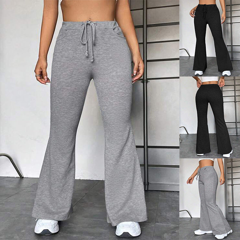  Women's Flared Yoga Pants Black – AdriaPulse
