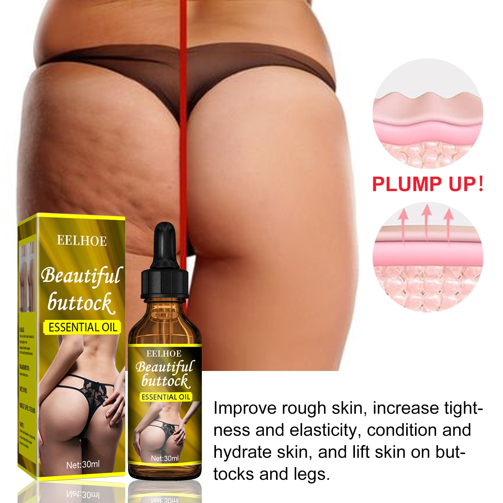 Firming & Lifting Body Contouring Massage Oil 30ml – AdriaPulse
