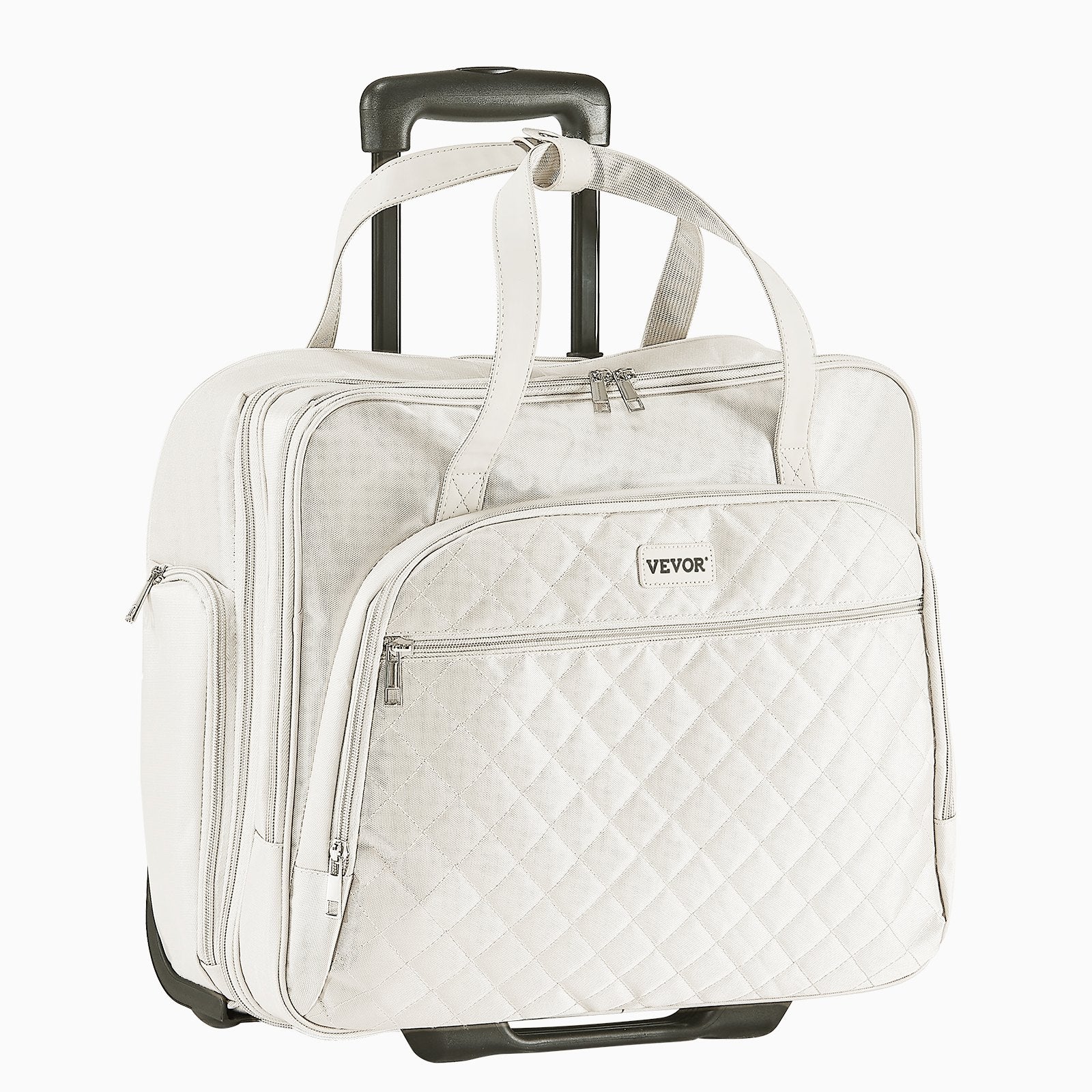 Rolling Laptop Bag 15.6" – Wheeled Briefcase with Telescoping Handle for Work & Travel