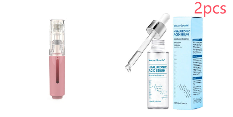 2-in-1 Microneedle Hydration Roller – Lip Care & Serum Applicator