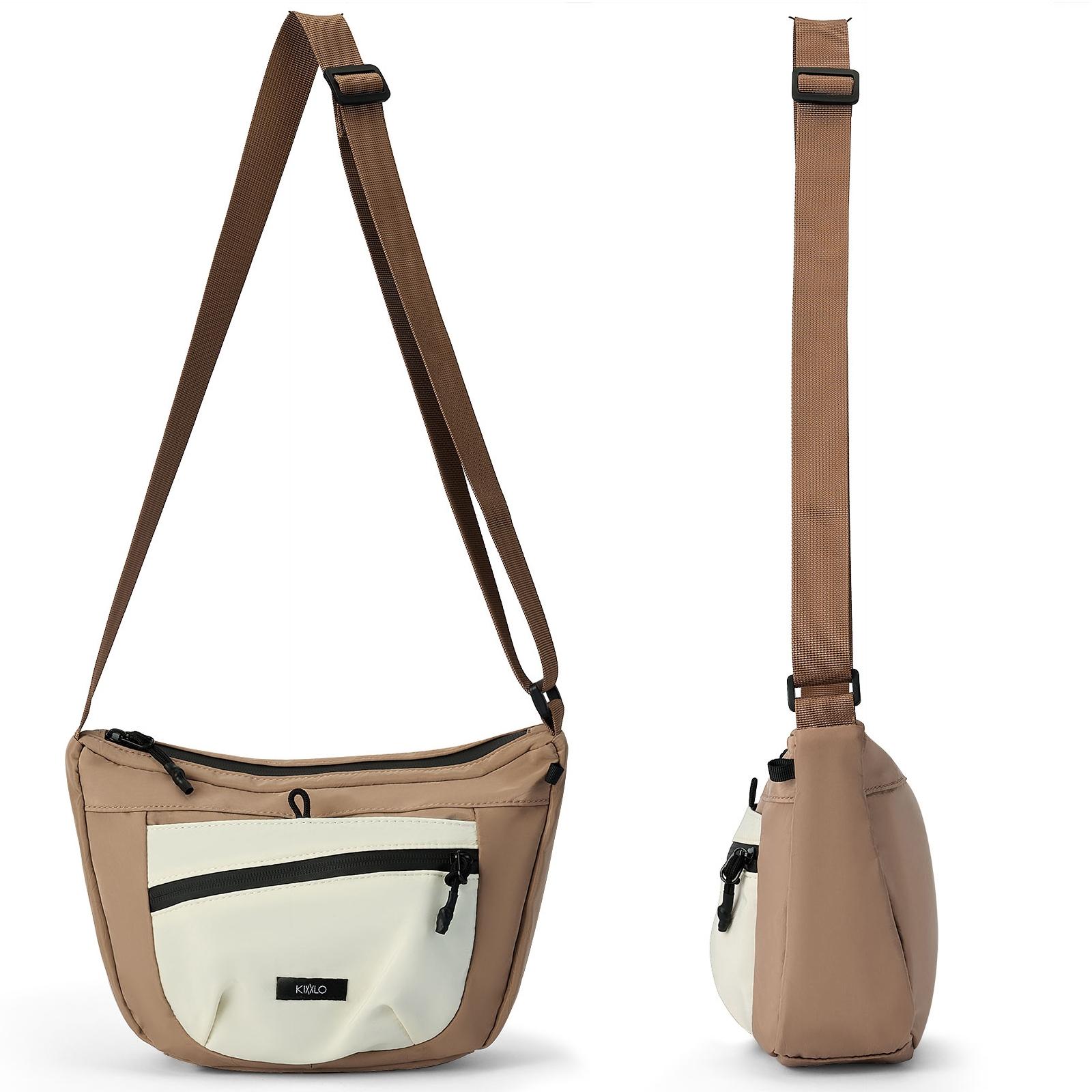 Women's Large Crossbody Shoulder Bag – Solid Color Commuter Bag for Work & School