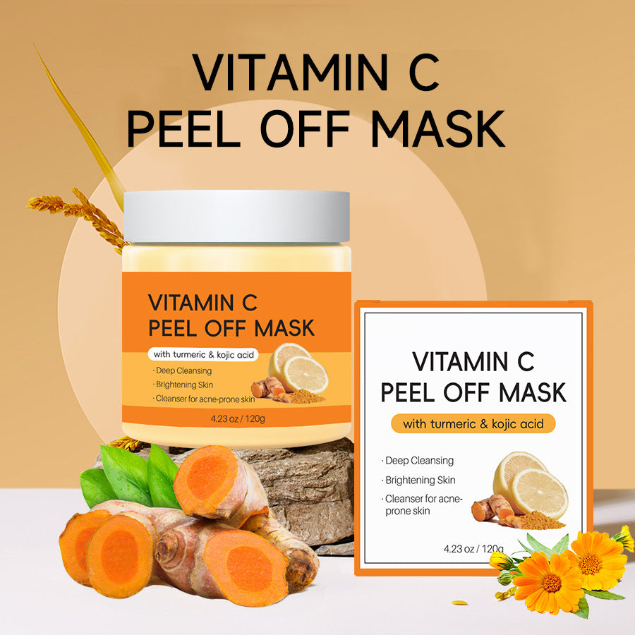 "Ginger Kojic Acid Turmeric Vitamin C Brightening Face Mask Dark Spot Corrector 120g – AdriaPulse"