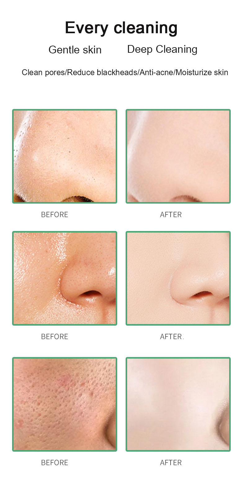 "Green Tea Mud Film Stick Deep Pore Cleansing Brightening Face Mask 40g – AdriaPulse"