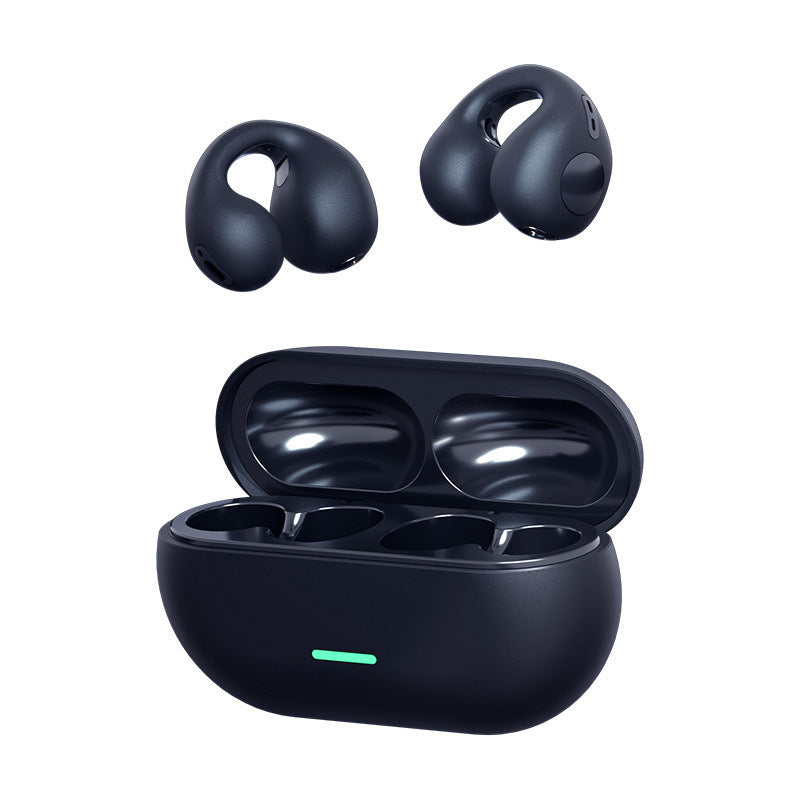 Wireless Ear Clip Bluetooth 5.3 Headset – Open-Ear Sports