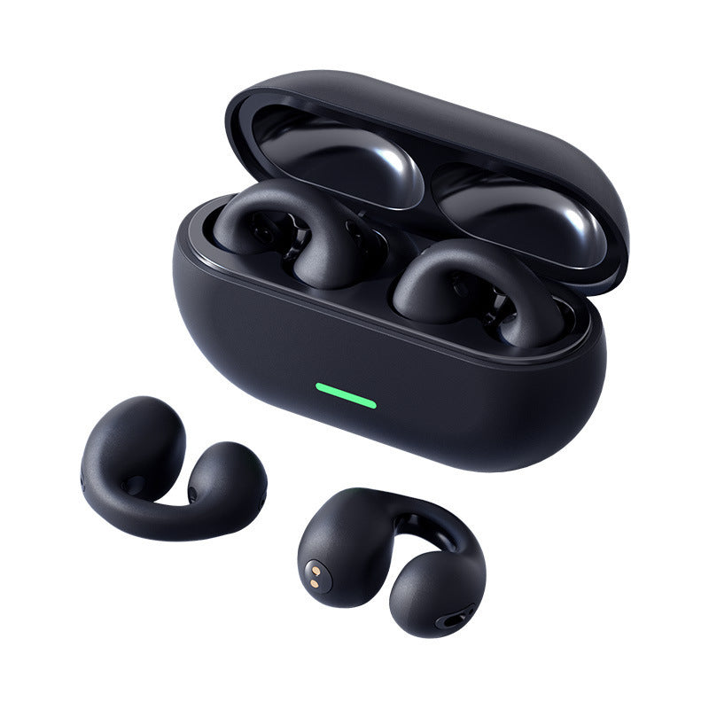 Wireless Ear Clip Bluetooth 5.3 Headset – Open-Ear Sports