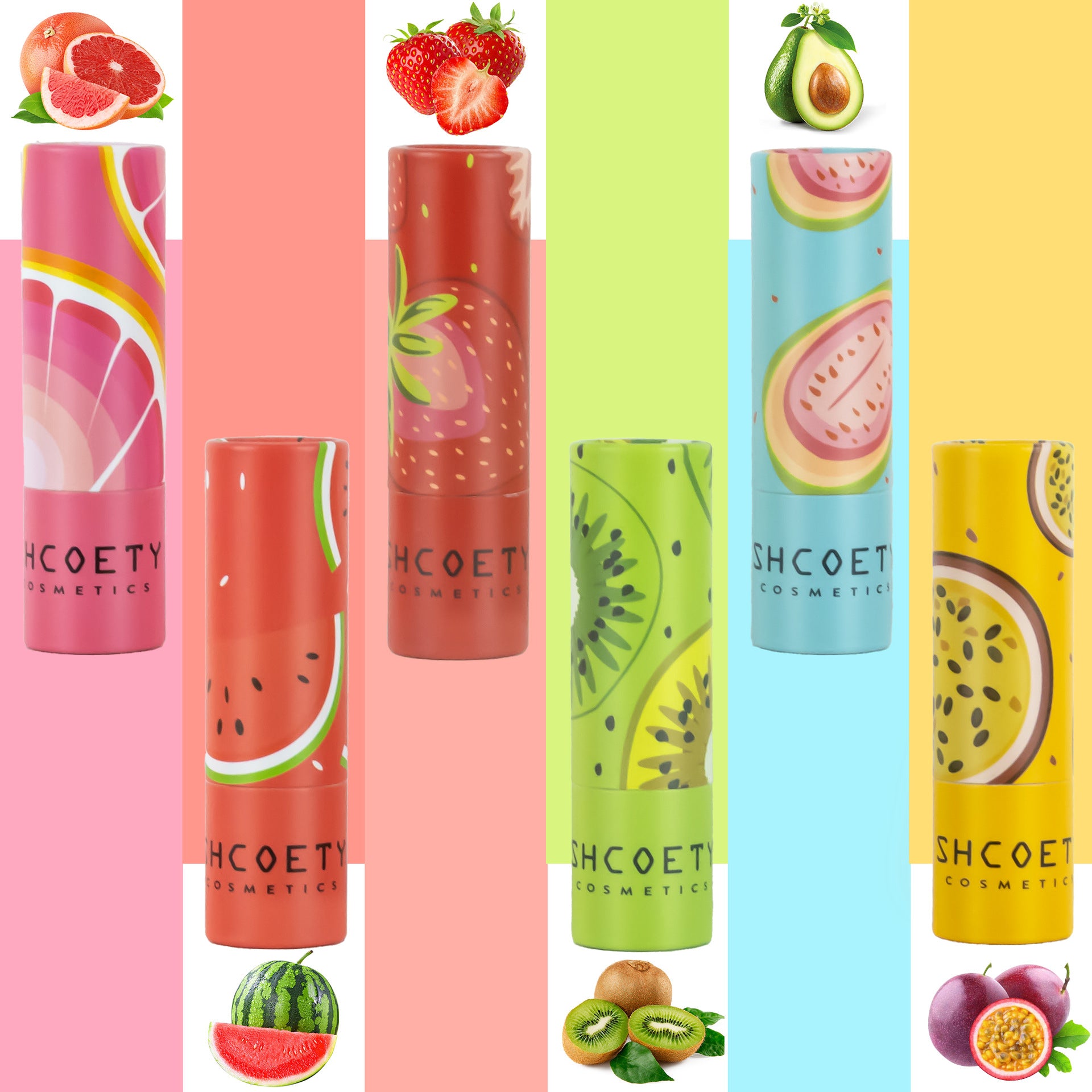 Nourishing Lipstick Set – 6pcs Long-Lasting & Exfoliating Lip Color