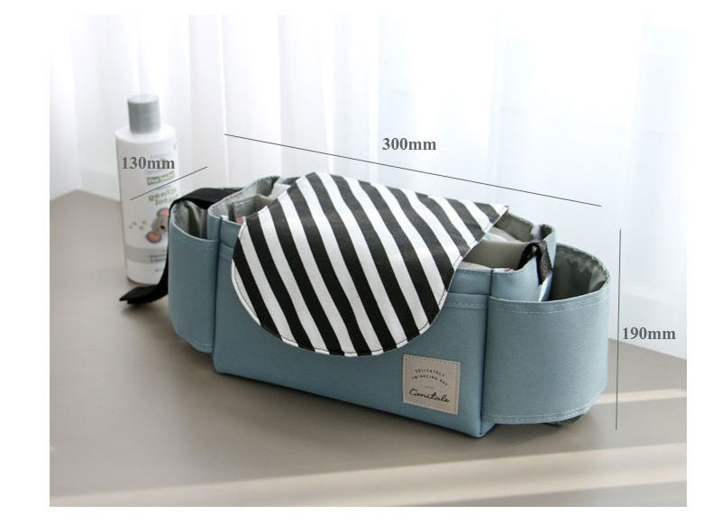 Baby Stroller Bag Organizer – Multifunction Maternity Nappy Bag for Pushchair & Wheelchair
