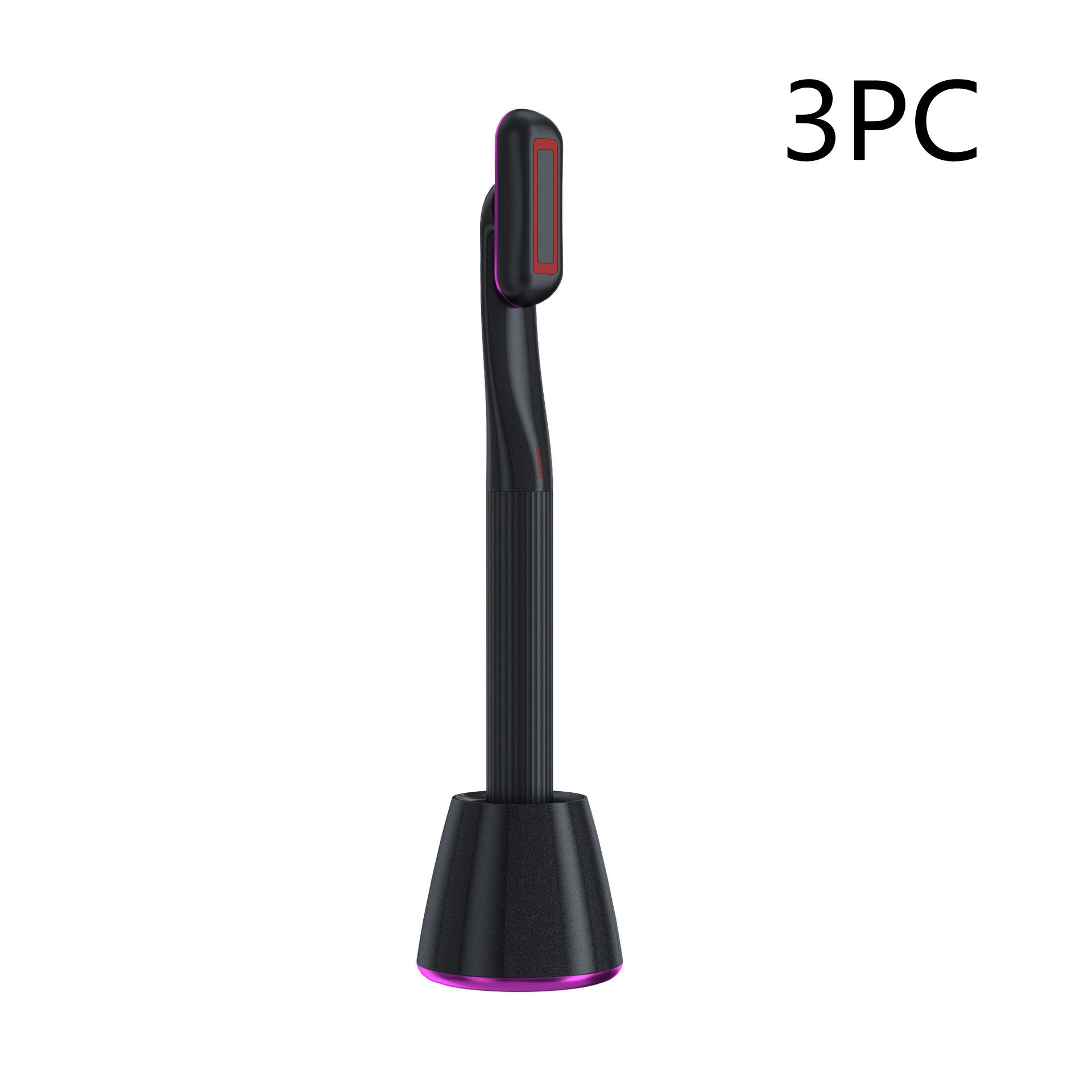 5-in-1 Skincare Wand Black — Microcurrent Red LED | AdriaPulse