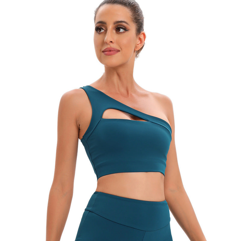 Women's Hollow Back Sports Bra Black — AdriaPulse