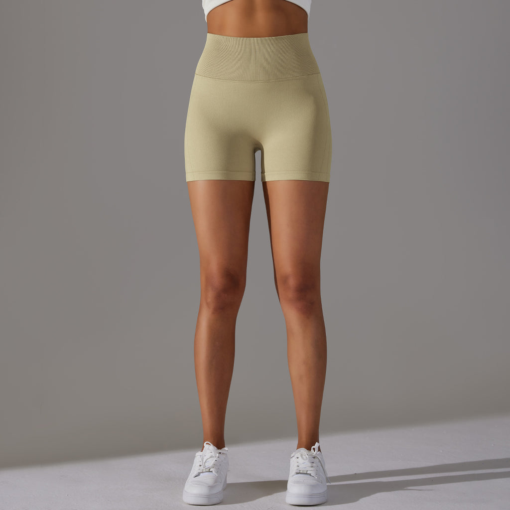Short de Yoga sans Coutures Taille Haute pour Femme – Contrôle du Ventre | AdriaPulse