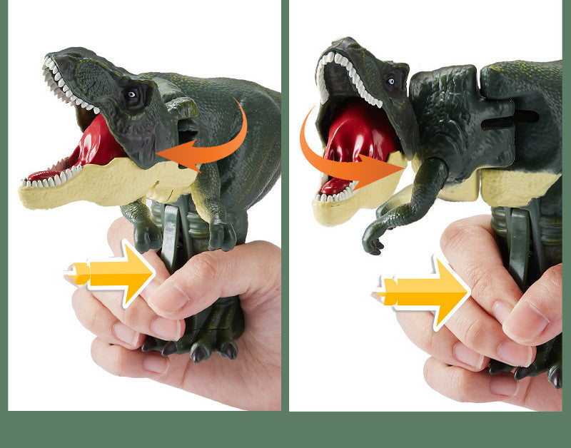 Kids Dinosaur Fidget Toy – Battery-Free Telescopic Spring Swing Dino