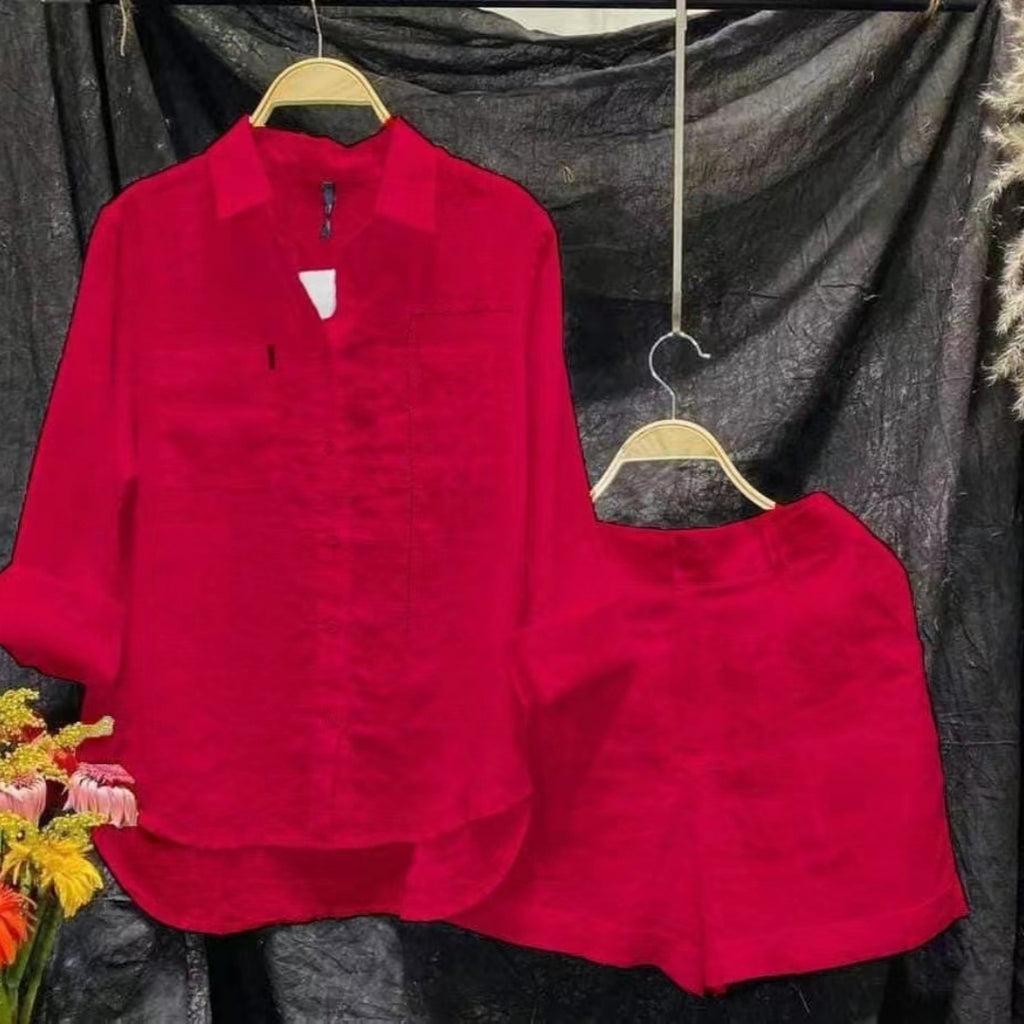 Tenue chemise unie mode