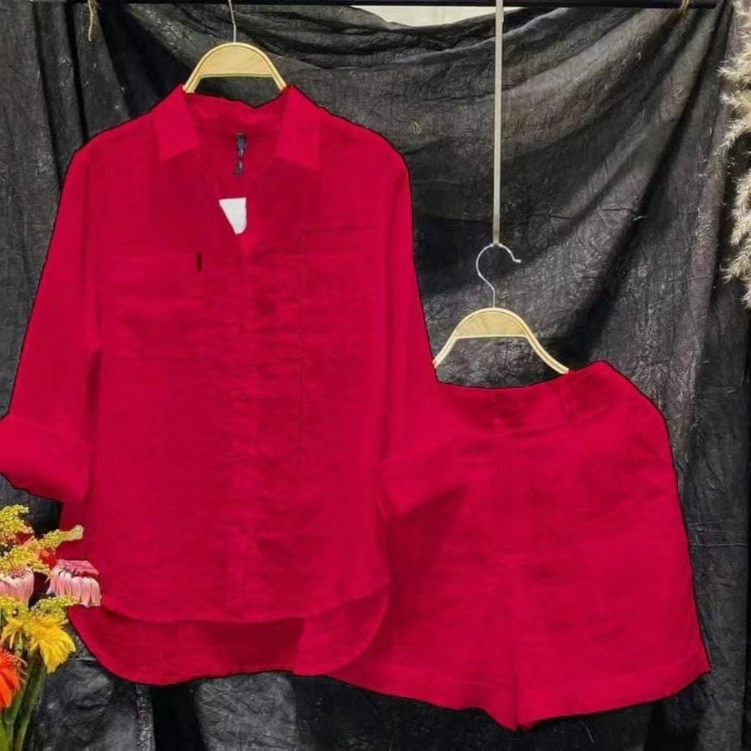Tenue chemise unie mode