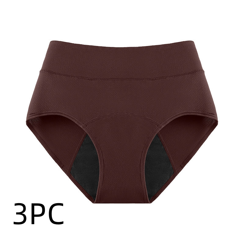 3-layer Absorbent Menstrual Women's Underwear With Breathable Holes
