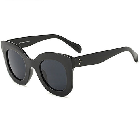 Women's Cat Eye Sunglasses Black – Vintage Gradient – AdriaPulse2