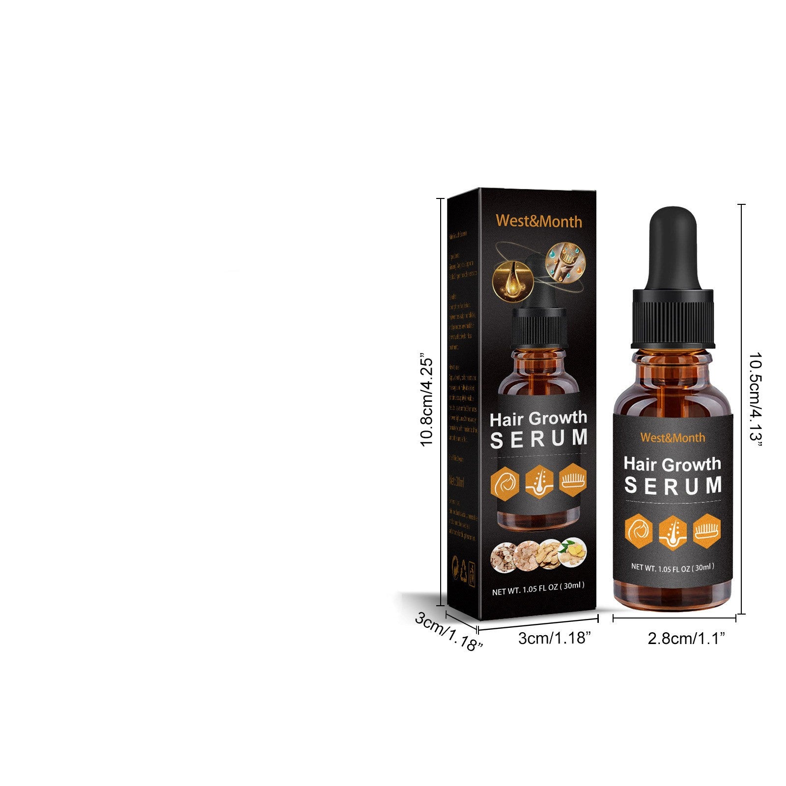 Hair Growth & Anti Hair Loss Essential Oil Ginseng Ginger 30ml – AdriaPulse