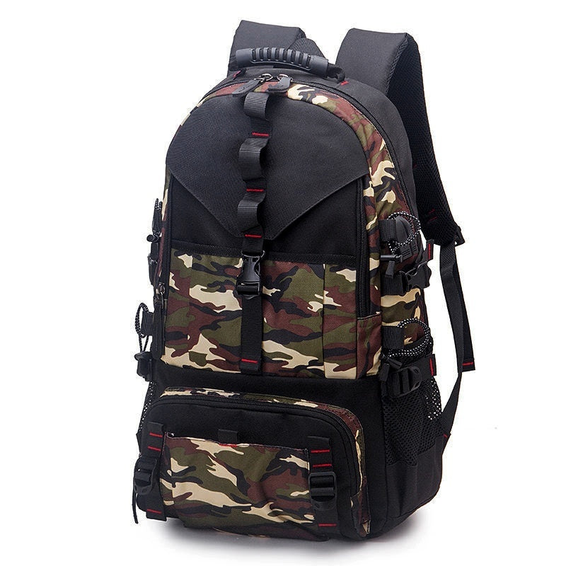 Sac à dos de randonnée en tissu Oxford imperméable pour homme