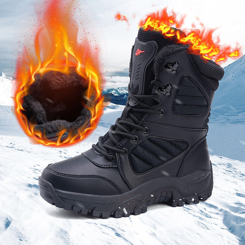 Schneestiefel Herren Ski Isolierung Baumwollschuhe Wasserdicht Und Kältebeständig