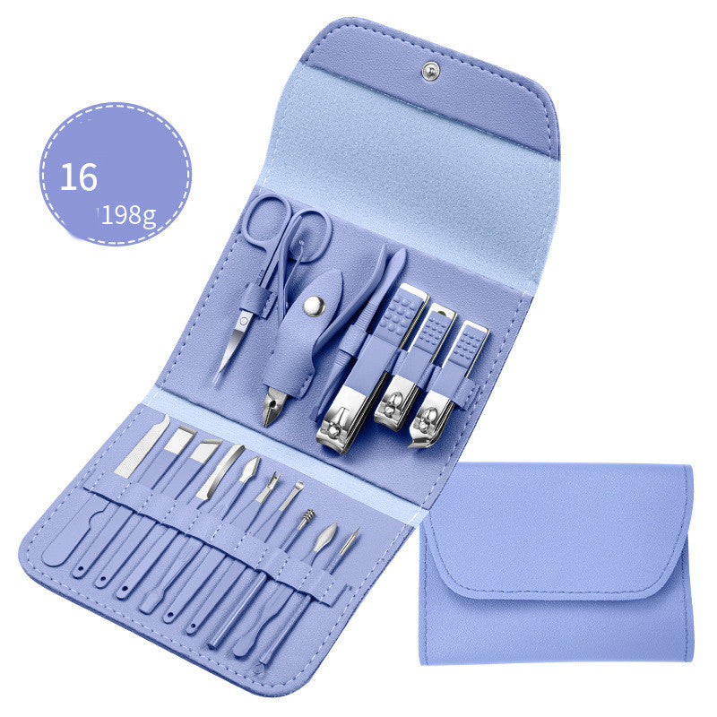 Professional Stainless Steel Nail Care Tool Set – 7 to 20 Piece Manicure Kit