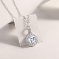 1Dandelion - A Fashionable And Luxurious Diamond Jewelry Pendant Set With 2-carat Moissan Diamonds, S925 Sterling Silver And Platinum Plating Prohibit TikTok sales