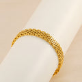 Damen Kettenarmband Business Casual Gold Silber Metall Armband Schmuck
