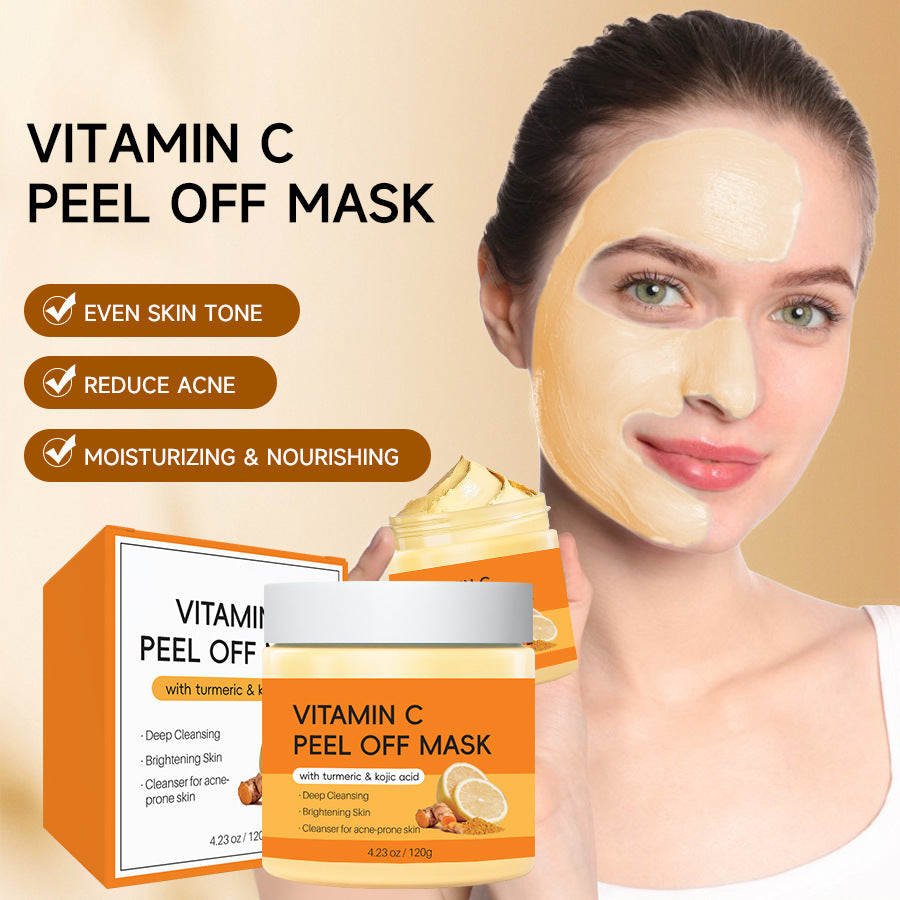 "Ginger Kojic Acid Turmeric Vitamin C Brightening Face Mask Dark Spot Corrector 120g – AdriaPulse"