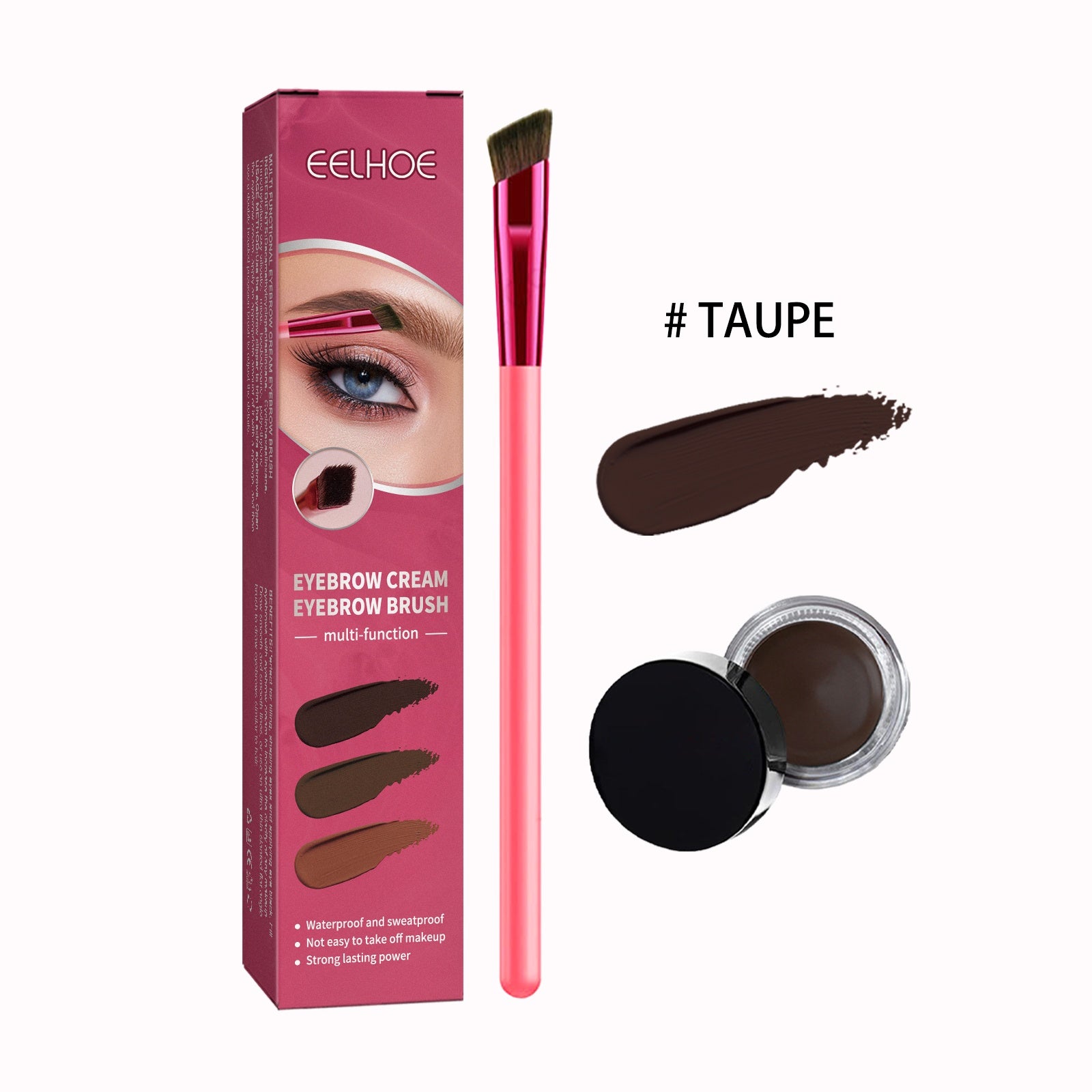 EELHOE Eyebrow Brush Set – Waterproof Eyebrow Gel & Precision Brush Kit for Filling, Shaping & Coloring