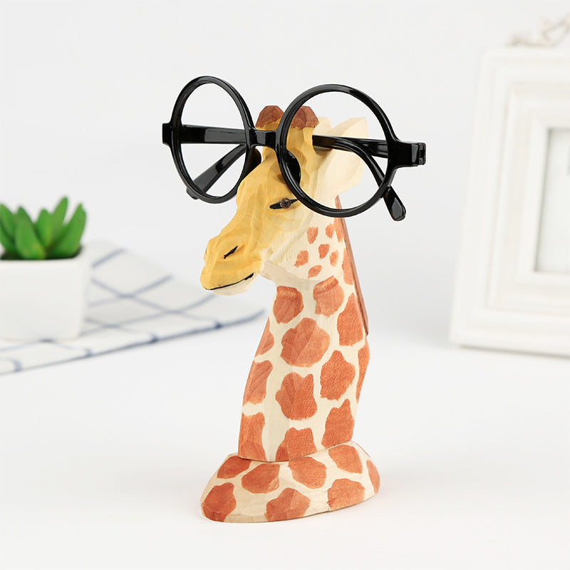 Animal Wooden Glasses Frame – Retro Basswood Home Decor, 10 Designs