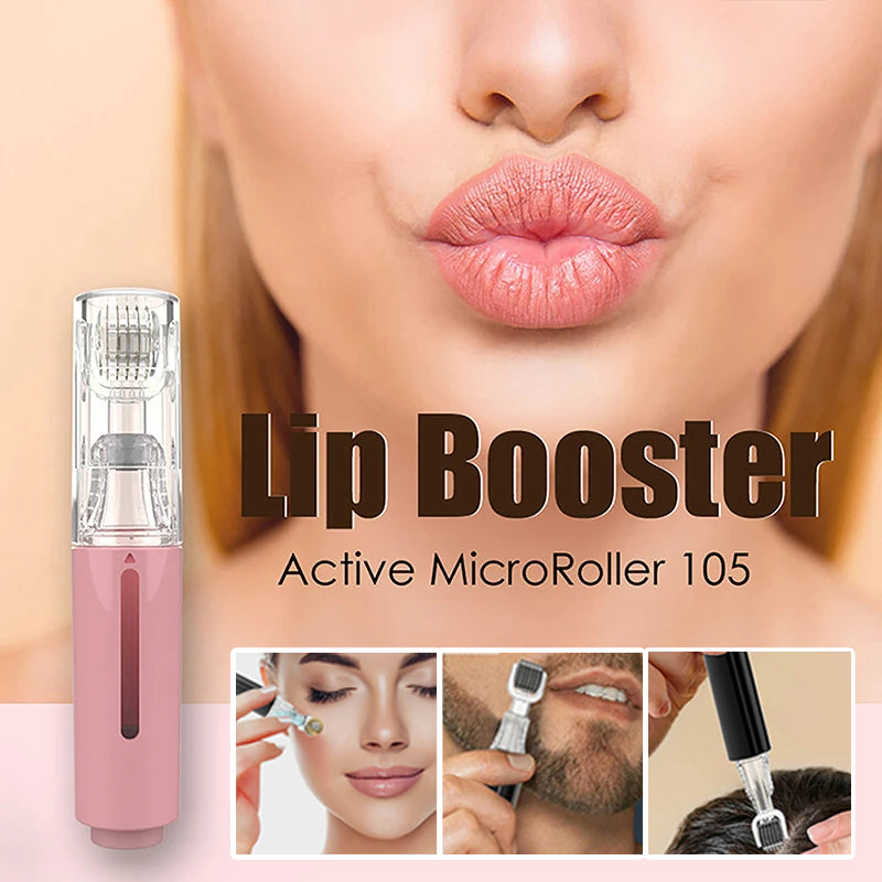 2-in-1 Microneedle Hydration Roller – Lip Care & Serum Applicator