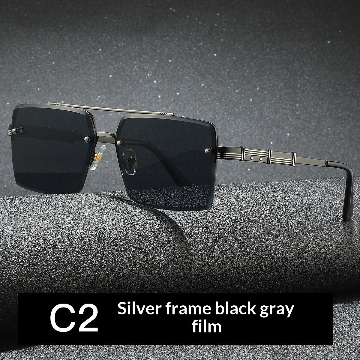 Men's Square Metal Sunglasses | UV400 Vintage Driving – 6 Styles
