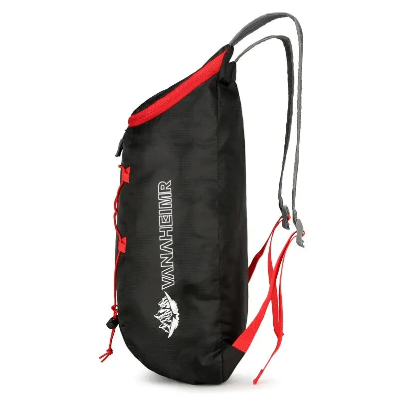 Multifunktionaler Outdoor Faltrucksack aus hochdichtem, leichtem und wasserdichtem Nylon-Gewebe, Sporttasche für Camping, Wandern, Reisen