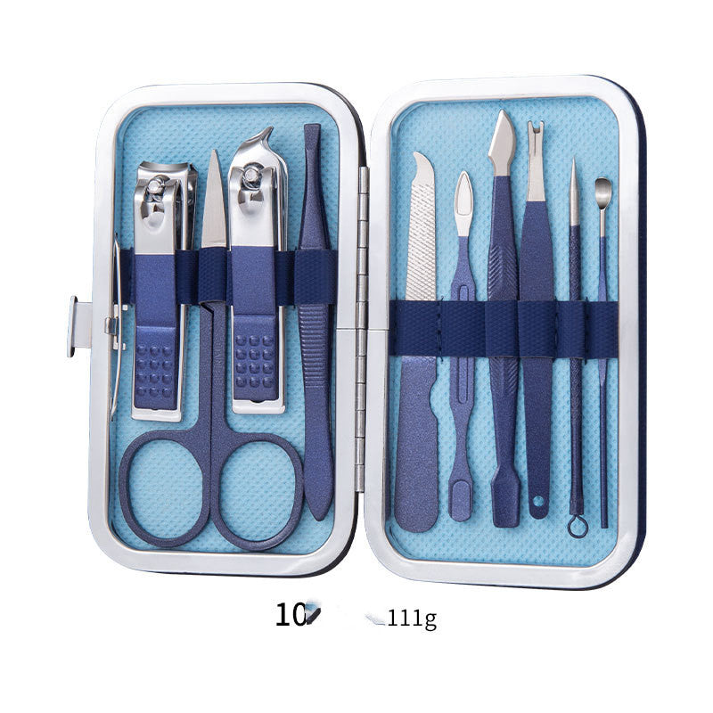 Professional Stainless Steel Nail Care Tool Set – 7 to 20 Piece Manicure Kit