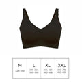 Women's Glossy Seamless Maternity Bra – Soft Nylon Wireless Nursing Bra