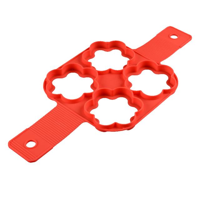Silicone Egg & Pancake Ring Mold – Non-Stick Breakfast Cooking Tool