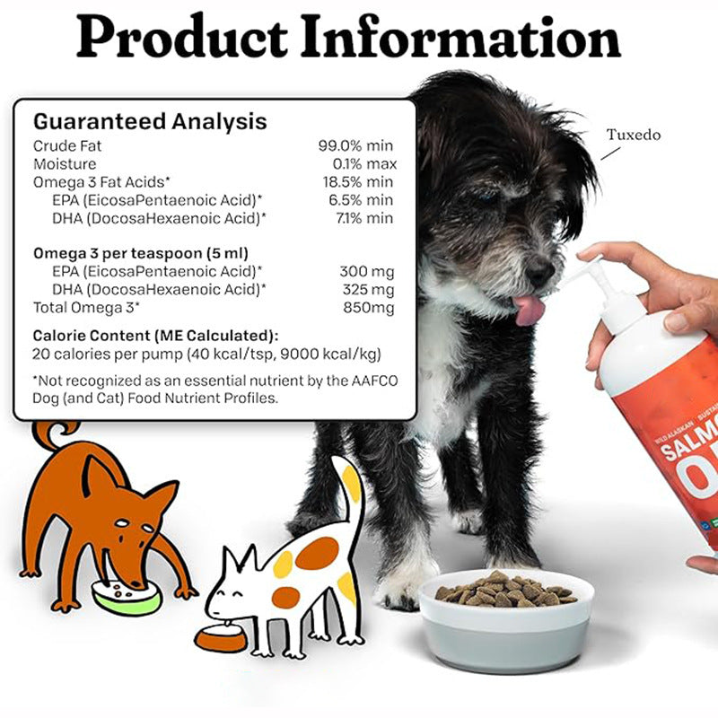 Pet Fish Oil Supplement – Omega-3 for Cat & Dog Coat Health | 300g