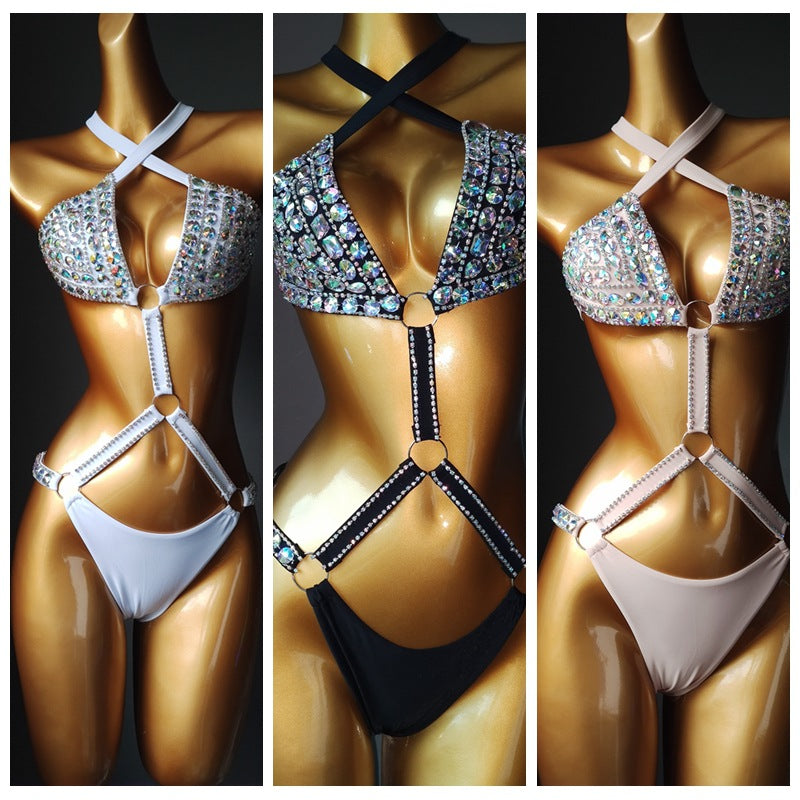 Diamond Chain Bikini Set – Glamour Swimsuit