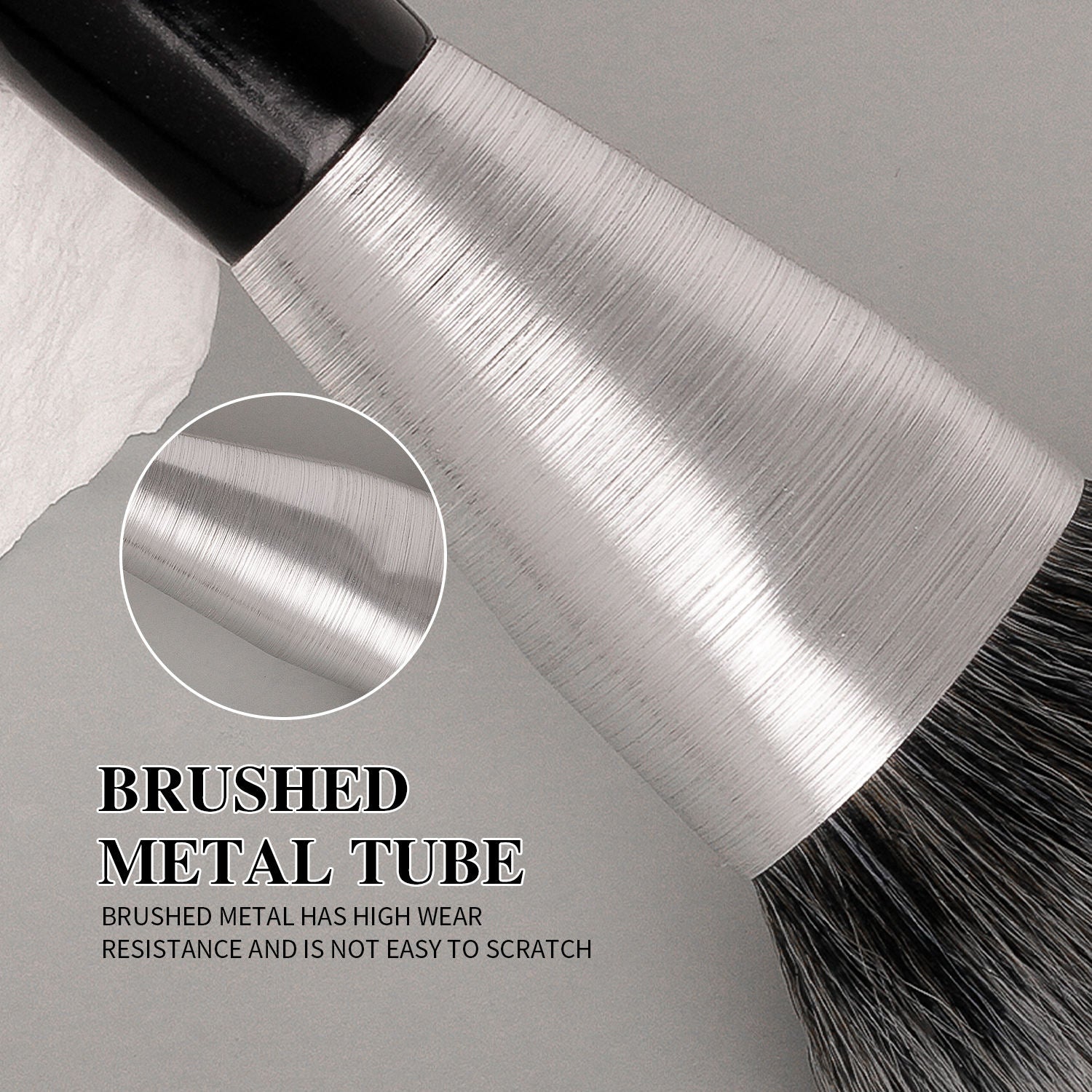 Set de 10 pinceaux de maquillage Beili – Pinceaux Kabuki à poils synthétiques pour fond de teint, correcteur et fard à paupières