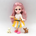 Little Loli Miniature Fashion Doll – 15.5cm Dress-Up Doll for Cake Toppers, Gifts & Decoration | 6 Styles