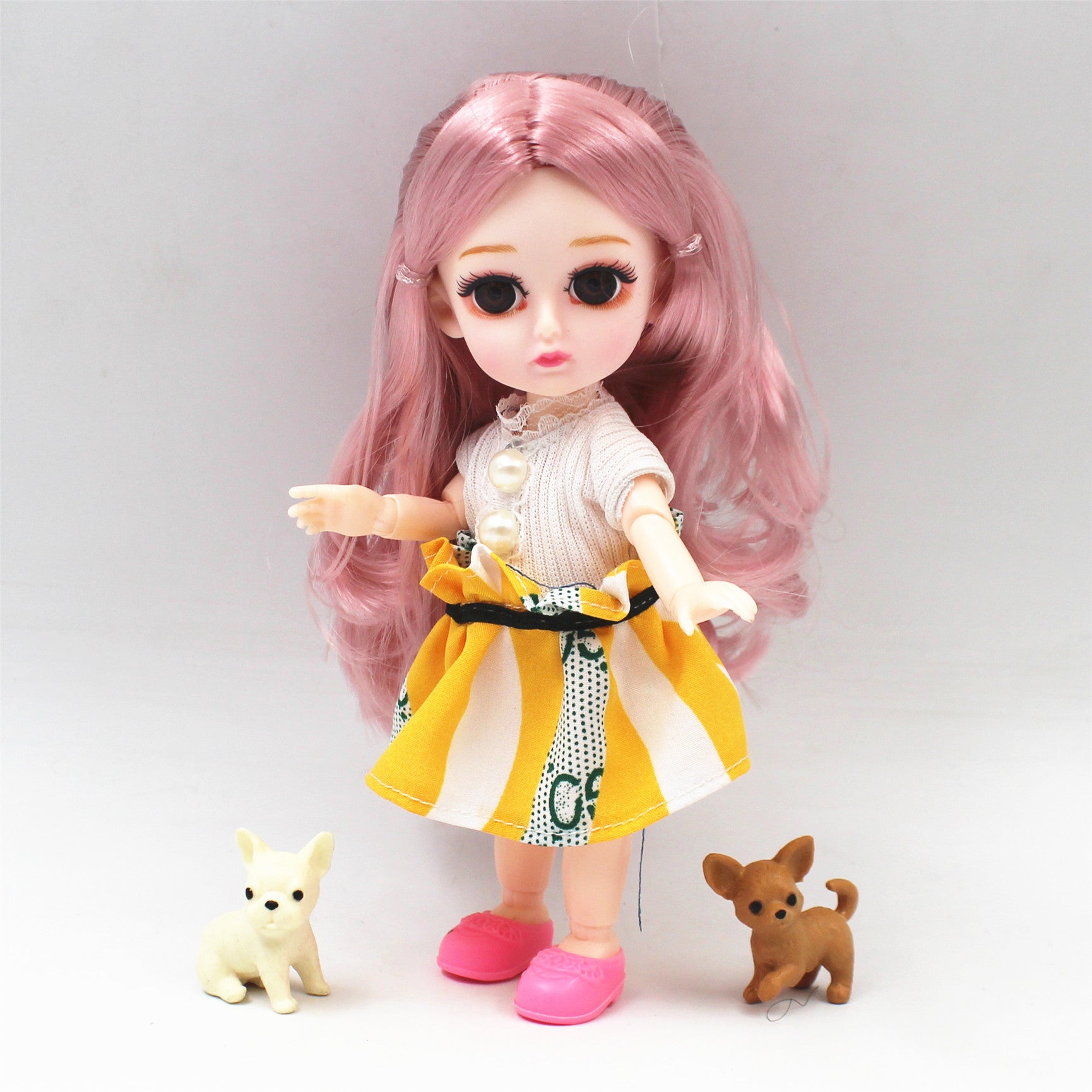 Little Loli Miniature Fashion Doll – 15.5cm Dress-Up Doll for Cake Toppers, Gifts & Decoration | 6 Styles