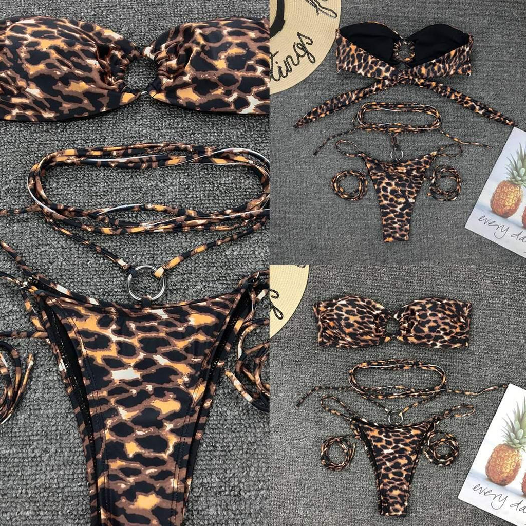 Leoparden-Bikini