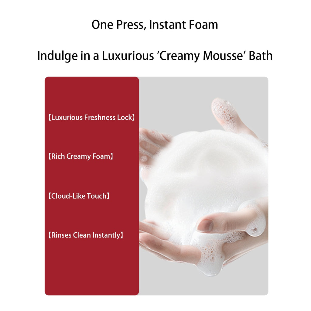 Luxury Cream Bubble Bath Hydrating Shower Gel 6D Hyaluronic Acid Body Mousse – AdriaPulse"