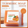 "Turmeric Brightening Soap Natural Glow Dark Spot Corrector Bar 100g – AdriaPulse"