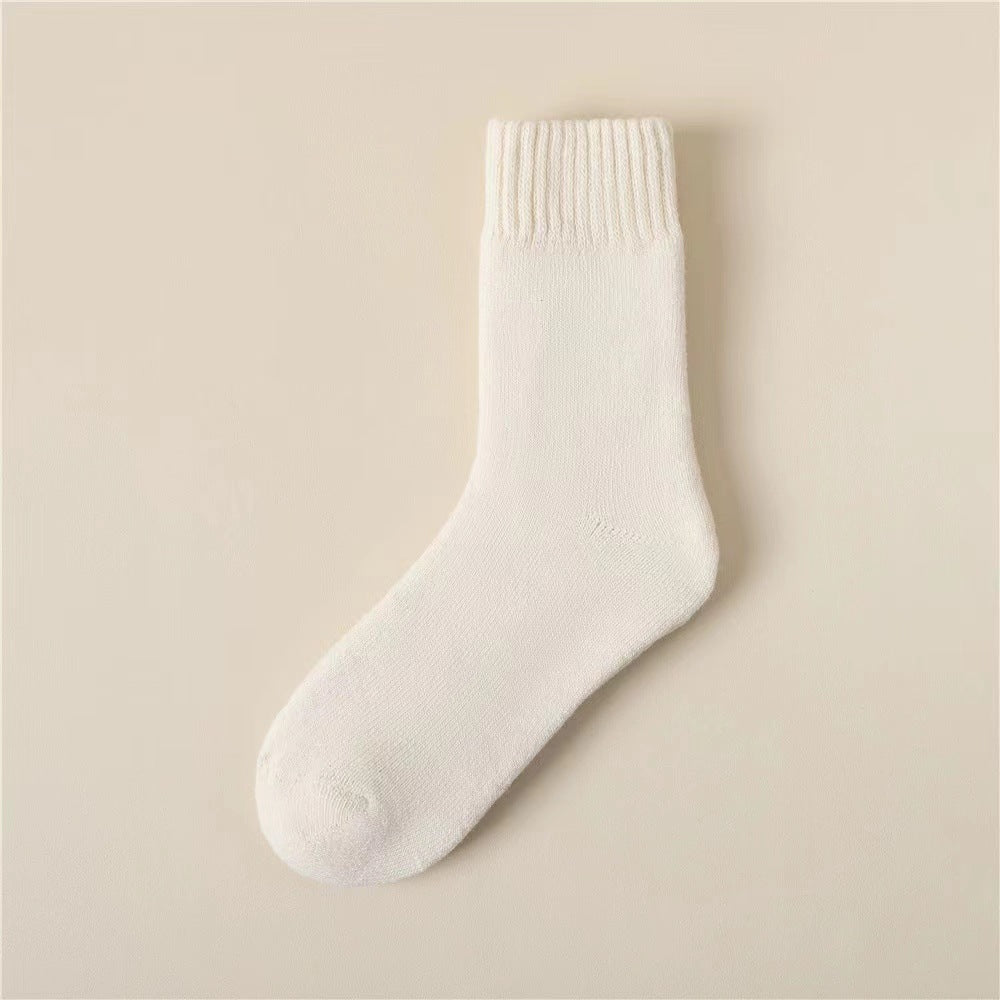 Women's Maternity Socks – Fleece-Lined Thickened Warm Winter Socks, Cashmere Terry-Loop