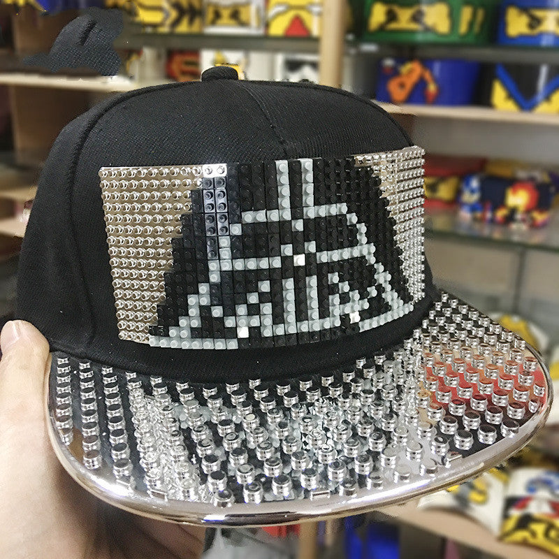 Building Block Puzzle Hat | Hip Hop Street Style Cap – Acrylic Brick Snapback