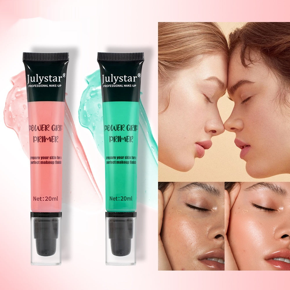 Invisible Pore Gel Makeup Primer – Moisturizing Eye & Face Isolation Base | Pink & Green | 20ml