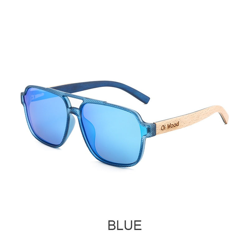 Polarized Wooden Sunglasses | UV400 Vintage Full Frame – 4 Colors