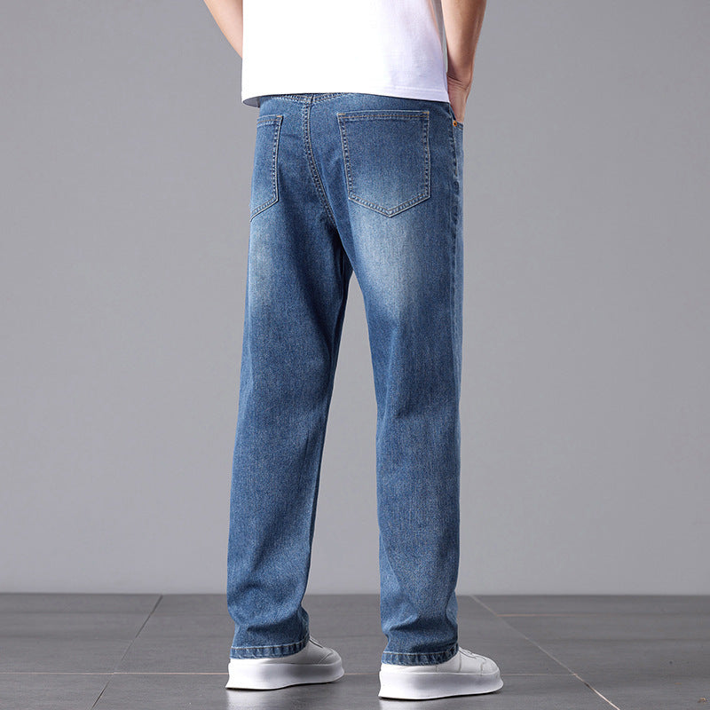 Men's Straight Leg Business Jeans – Slim Fit Commuter Denim