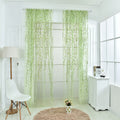 Wicker Offset Printing Curtain Green AdriaPulse